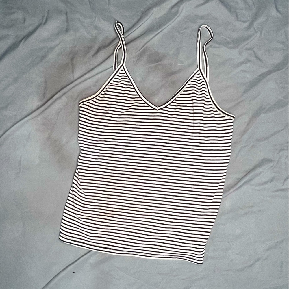 West Seal black and white tank top